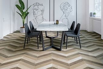 Матовый керамогранит WOW 60 Grad 120277 Grad Chevron B Wood Mid 9,8х52,2см 0,456кв.м.