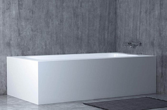 Ванна каменная SALINI ORLANDO 102015GRF S-Sense глянцевая 160х70см встраиваемая