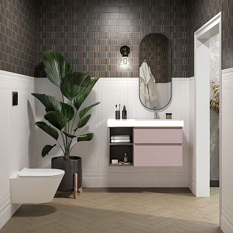 Тумба под раковину подвесная KERAMA MARAZZI CUBO CU.90Rh\MAL 47х87,8х47,5см
