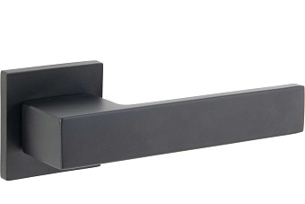 Дверная ручка нажимная Code Deco Slim H-30115-A-BLM чёрный матовый