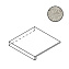 Плитка для ступеней Atlas Concord Италия Boost Mix A84D Pearl Scalino Angolare 33х33см 0,109кв.м. матовая