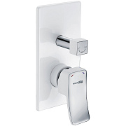 Смеситель для душа WASSERKRAFT Aller 10641W белый/хром