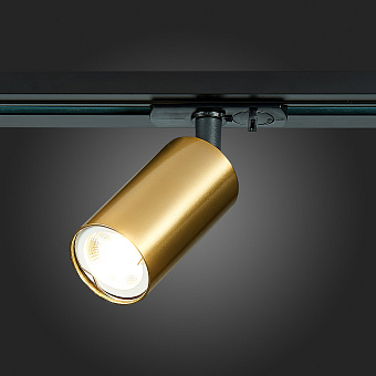 Трековый светильник ST Luce ST300 ST300.206.01 50Вт GU10 золотистый для однофазного трека