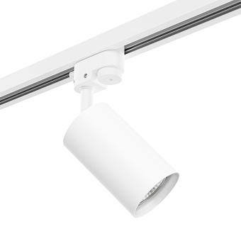 Трековый светильник Lightstar Rullo R1T436 50Вт GU10 белый для однофазного трека