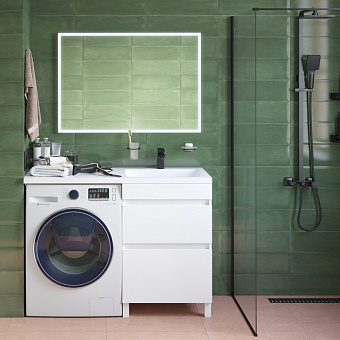 Тумба с раковиной IDDIS Optima Home OPH12RBi95K 48х120х89см