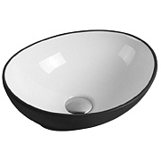 Раковина накладная Comforty 7138BW 41х33см