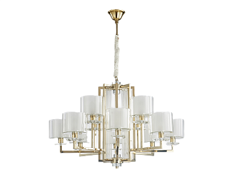 Люстра подвесная Newport 4400 4408+4/C gold 60Вт 12 лампочек E14