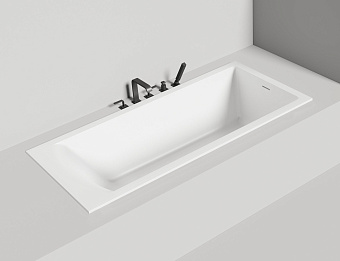 Ванна каменная SALINI CASCATA 104513GRH 180х80см встраиваемая