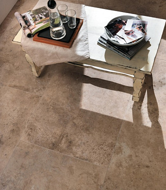 Неполированный керамогранит Atlas Concord Италия Aix A07E Beige 20mm 120х120см 1,44кв.м.