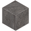 Керамическая мозаика ESTIMA Tramontana Mosaic/TN02_NR/25x29/Cube Anthracite 25х29см 0,725кв.м.