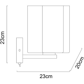 Светильник настенный Arte Lamp SERENATA A3479AP-1CC 40Вт E27