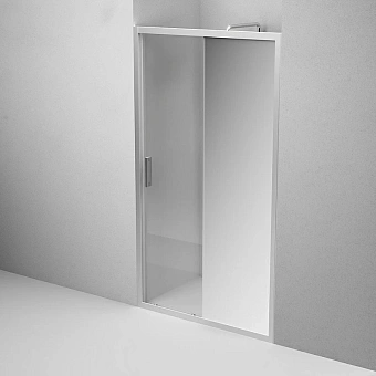 Душевая дверь AM-PM Gem Solo W90G-110-1-195MMir 195х110см стекло зеркальное