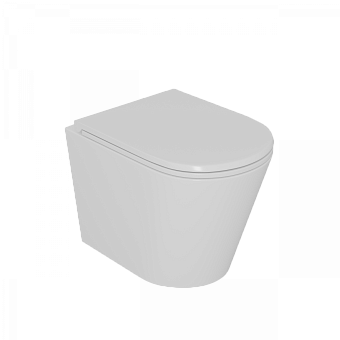 Унитаз подвесной D&K DT1026516 безободковый с микролифтом