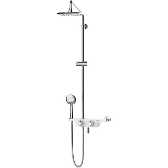 Душевая система LEMARK Tropic LM7008C белый/хром