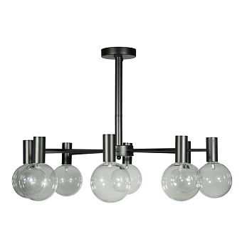 Люстра Loft It Tiara 10045/8 Black 320Вт 8 лампочек G9