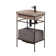 Консоль под раковину ArtCeram FUORI SCALA ACA056 56 moka