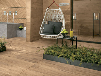 Матовый керамогранит Atlas Concord Италия Entice A84Z Browned Oak Natural 20х120см 1,44кв.м.