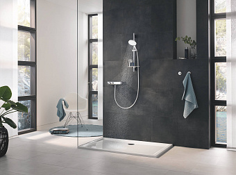Ручной душ GROHE Rainshower SmartActive 26554LS0 белый/хром