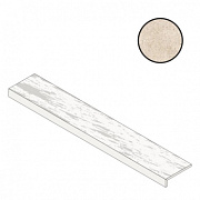 Плитка для ступеней Atlas Concord Италия Boost Stone A7P9 Ivory Elemento L Grip 33х120см 0,396кв.м. матовая