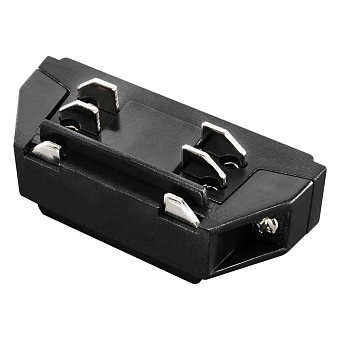 Коннектор Lightstar 504107 чёрный для трёхфазного трека
