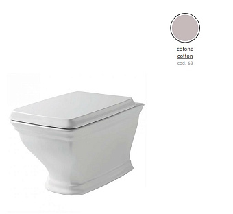 Унитаз подвесной ArtCeram Civitas CIV001 63 00 ободковый