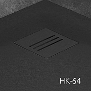 Решётка RADAWAY HKA-64 90см антрацит