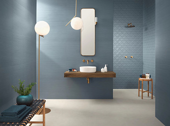 Настенная плитка Atlas Concord Италия Aplomb A6E6 Denim Minidots 50х120см 1,8кв.м. матовая