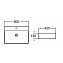 Раковина накладная Comforty 78188 60х43см