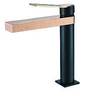 Смеситель для раковины Maxonor PL1083 Черный/Золотой
