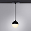 Трековый светильник Arte Lamp VIRGO A4564PL-1BK 7Вт LED прозрачный для однофазного трека