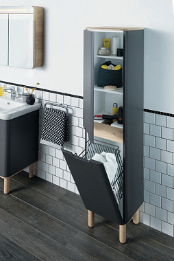 Пенал подвесной VITRA Sento 60856 35х40х158см антрацит