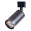 Трековый светильник Arte Lamp RIDGE A1518PL-1BK 35Вт GU10 прозрачный для однофазного трека