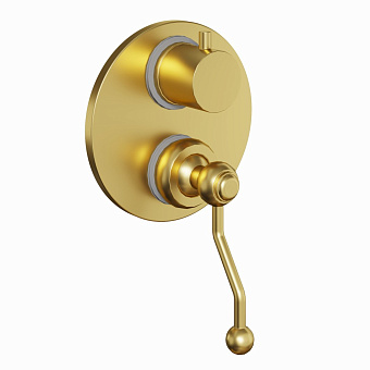 Смеситель для ванны Paini Duomo 88PJ6911 золото брашированное