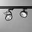 Трековый светильник IDEAL LUX KONIG 284873 50Вт GU10 чёрный для трёхфазного трека