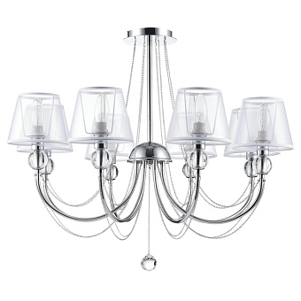 Люстра подвесная Freya Beverly FR5661-PL-08-CH 40Вт 8 лампочек E14