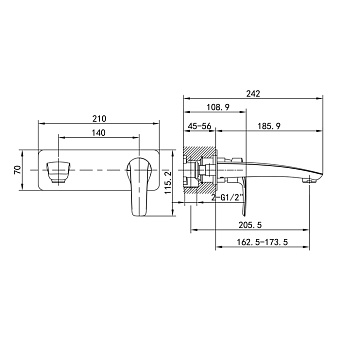 Смеситель для раковины IDDIS Ray RAYWT00i65 белый матовый