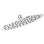 Верхний душ IDEAL STANDARD IDEALRAIN LUXE B0384MY polished stainless steel