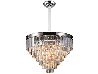 Светильник подвесной Newport 31100 31118/S nickel 60Вт E14