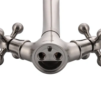 Смеситель для раковины Maxonor MN4719-5 серебристый