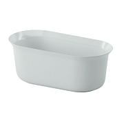 Ванна каменная ArtCeram Petite ACW005 05 140х70см отдельностоящая