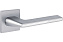 Дверная ручка нажимная Code Deco Slim H-30118-A-CRS/W белый/хром