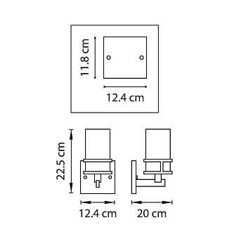 Бра Lightstar Cero 731617 40Вт E14