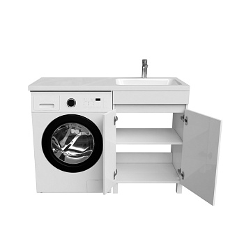 Тумба с раковиной IDDIS Optima Home OPH12RDi95K 48х120х89см
