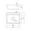 Мойка кухонная IDDIS Basic BAS53P0i77 53х43см сталь