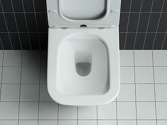 Унитаз подвесной Ceramica Nova MONO CN1902 безободковый с микролифтом