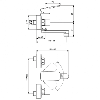 Смеситель для раковины IDEAL STANDARD CERAPLAN BD241AA chrome