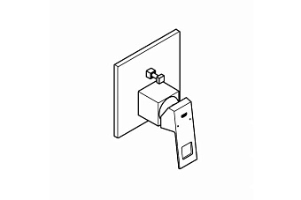 Смеситель для ванны GROHE Eurocube 24062000 хром