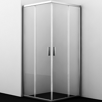 Угловое ограждение WASSERKRAFT Lippe 45S03 185х90см стекло прозрачное