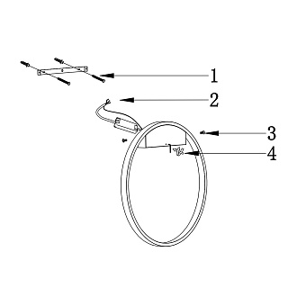 Бра Maytoni Rim MOD058WL-L35W4K 37Вт LED