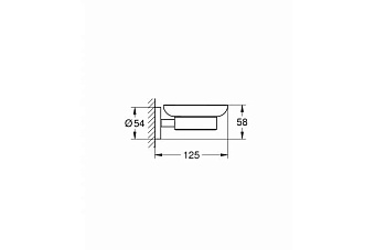 Лоток настольный GROHE Essentials 40444DC1 Суперсталь